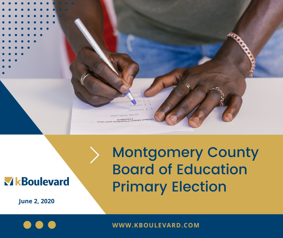 2020 Montgomery County Board of Education Primary Election Voters Guide